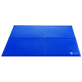 Comfortable Extra Large Cooling Mat for Dogs/Cats, Self Cooling Gel Mat, 38 x 32 Inches, Pressure Activated, Travel Indoor & Outdoor Pet Mat, Non-Toxic Dog Mat, Floor Bed Car Sofa Etc, Blue